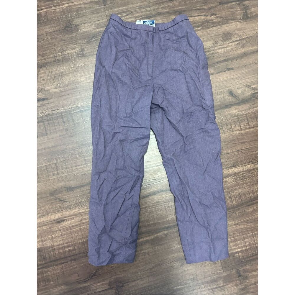 Pendleton Virgin Wool Purple Straight Leg Pants, Sz 4, +